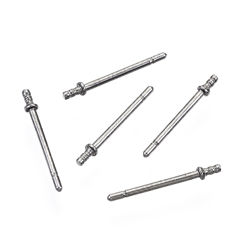 Steel Pins, Unplated, 12x1.4mm, Pin: 0.75mm