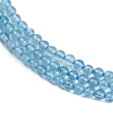 brins de perles de topaze bleue naturelle(G-P553-A01-01)-4