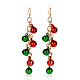Alloy Enamel Dangle Earrings(FS-WG66691-05)-1