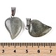 Natural Labradorite Heart Pendants(G-H073-03P-08)-3