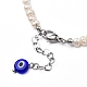 Bracelets en perles de lapis-lazuli naturel (teint)(BJEW-JB05313-03)-3