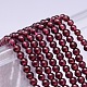 Mozambique Import Natural Grade A Garnet Round Beads Strands(G-E300-A-4mm)-1