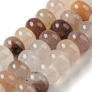 Natural Purple Strawberry Quartz Beads Strands, Rondelle, 8~8.5x5mm, Hole: 1mm, about 74pcs/strand, 14.84''~15''(37.7~38.1cm)(G-M420-K02-01)