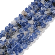 Natural Blue Aventurine Beads Strands, Heart, 4x4x2mm, Hole: 1mm, about 87~91pcs/strand, 13.78''~14.17''(35~36cm)(G-M403-A33-01)