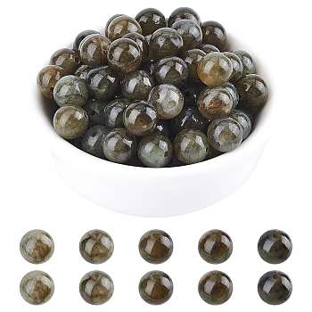 Natural Labradorite Round Beads Strands, 8~8.5mm, Hole: 1mm, about 47pcs/strand, 15.5 inch, 2strands/box