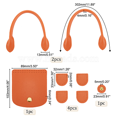 Conjuntos de accesorios para tejer bolsos de cuero pu(FIND-WH0120-09A)-2