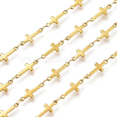304 Stainless Steel Cross Link Chains(CHS-M003-08G)-2