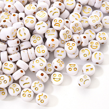 Opaque White Acrylic Beads(MACR-YW0001-21A)-3