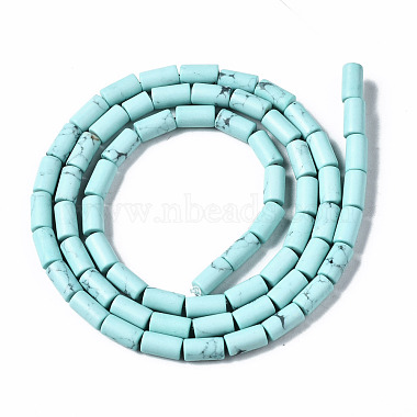 Synthetic Turquoise Beads Strands(X-G-S366-076B)-2