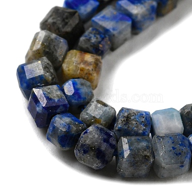 Natural Lapis Lazuli Beads Strands(G-C052-05A)-4