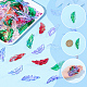 120Pcs 8 Colors Plastic Pendants(FIND-SC0020-73)-6