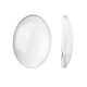 Cabochons de verre transparent de forme ovale(X-GGLA-R022-25x18)-1