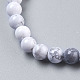Chapelets de perles en howlite naturelle(TURQ-G091-6mm)-3