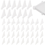 48Pcs 3 Styles Plastic Corner Protector for Glass Sheet, Triangle, WhiteSmoke, 25~37x49.5~67.5x4~9mm, Inner Diameter: 47.5~66x3~8mm, 16pcs/style(FIND-OC0003-03)