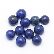 Natural Lapis Lazuli Cabochons, Half Round, Dyed, 4x2~4mm(X-G-P393-R11-4mm)