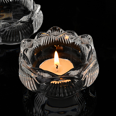 Kerzenhalter aus Glas(DIY-WH0182-51)-5