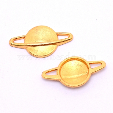 Golden Planet Alloy Cabochons