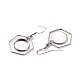 201 Stainless Steel Earring Hooks(STAS-Z036-12P)-2