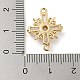 Brass Pave Clear Cubic Zirconia Connector Charms(KK-G478-02F-KCG)-3