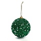 boule de noel mousse & plastique imitation perle pendentif décoration(FIND-G056-01A)-2