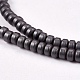Matte Style Frosted Non-magnetic Synthetic Hematite Beads Strands(X-G-M007-78)-3