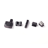 Clothing Accessories, Iron Zipper Repair Down Zipper Stopper and Plug, for Zipper Repair, Gunmetal, 17x13x6.5mm(IFIN-WH0051-67B-B)