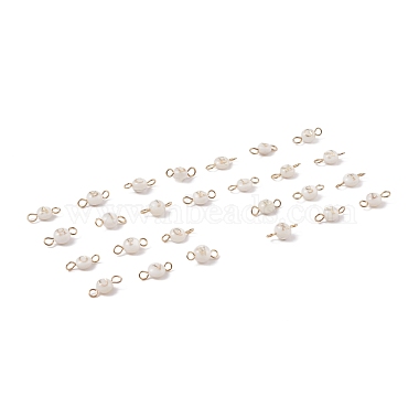 26Pcs 26 Styles Natural Freshwater Shell Beads Connector Charms(PALLOY-JF01550)-2