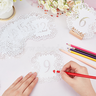 SUPERFINDINGS 2 Set 2 Style Paper Table Numbers Cards(AJEW-FH0001-88)-3