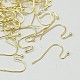 Brass Earring Hooks(X-J0JQN-G-NF)-1