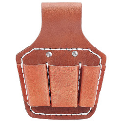 Cattlehide Leather Pliers Protective Covers, Saddle Brown, 164x125x27mm(AJEW-WH0326-18)