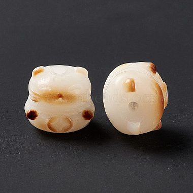 Carved Natural Bodhi Root Beads(FIND-C012-02A)-5