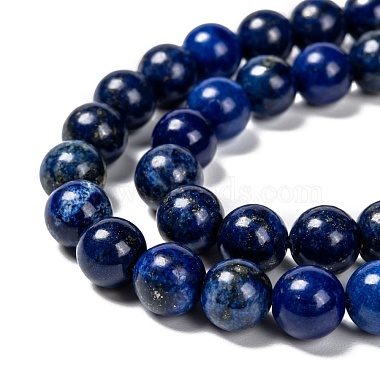 Natural Lapis Lazuli Beads Strands(G-G087-8mm)-3