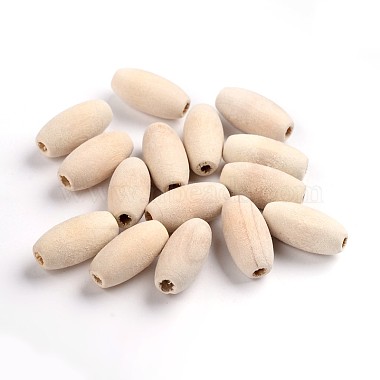 20mm Moccasin Oval Wood Beads