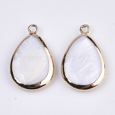 Natural Freshwater Shell Pendants(SSHEL-R045-13)-2