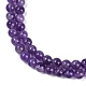 Natural Amethyst Beads Strands(G-S333-6mm-020)-6