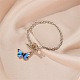 Butterfly Alloy Charm Bracelets(WG8E54A-03)-1