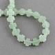 Природные зеленые авантюрин камень бисер пряди(G-R182-18)-2