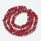 Electroplate Opaque Solid Color Glass Beads Strands(EGLA-A034-P2mm-K02)-2