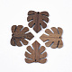 Undyed Walnut Wood Pendants(X-WOOD-T023-11)-1