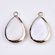 Natural Freshwater Shell Pendants(SSHEL-R045-13)-2