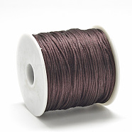 Nylon Thread, Coconut Brown, 2.5mm, about 32.81 Yards(30m)/Roll(NWIR-Q010B-739)