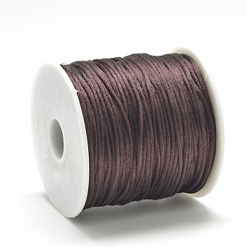Nylon Thread, Coconut Brown, 2.5mm, about 32.81 Yards(30m)/Roll