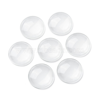Transparent Glass Cabochons(X-GGLA-R026-30mm)-4