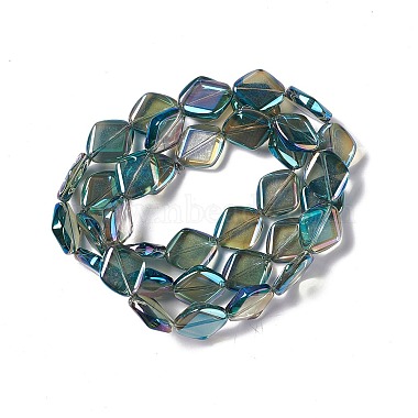 Electroplate Glass Beads Strands(EGLA-L032-FR03)-2