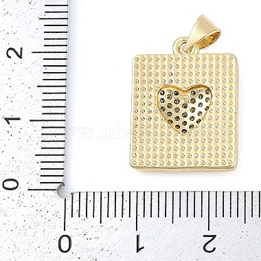 Rack Plating Brass Micro Pave Cubic Zirconia Pendants(KK-P287-44B-G)-3