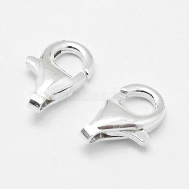 925 Sterling Silver Lobster Claw Clasps(STER-G019-04-9mm)-2