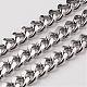 304 Stainless Steel Cuban Link Chains(CHS-K001-19-5mm)-1