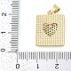 Rack Plating Brass Micro Pave Cubic Zirconia Pendants(KK-P287-44B-G)-3