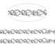 304 Stainless Steel Textured Twist Oval Link Chains(CHS-G027-05P)-2