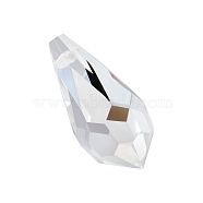 Preciosa&reg Crystal Pendants, Czech Crystal, 451 51 984 Drop, 00030 Crystal, 11x5.5mm, hole: 0.8mm(X-PRC-PC11-00030)